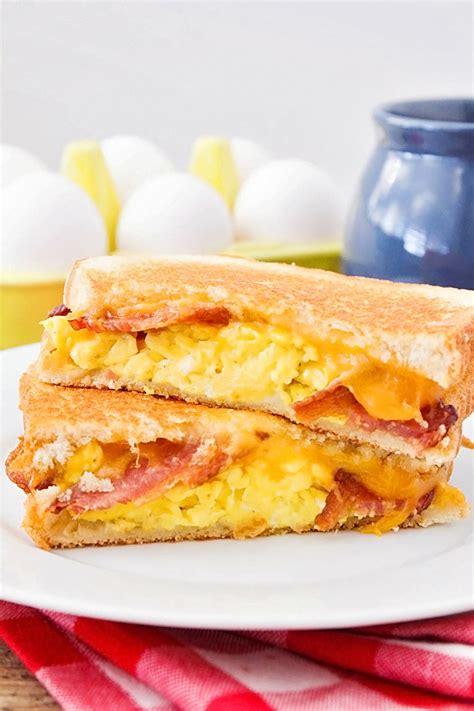 Top one egg with cheese and bacon. 14 Grilled Cheese Sandwiches Recipes That Make Perfect ...