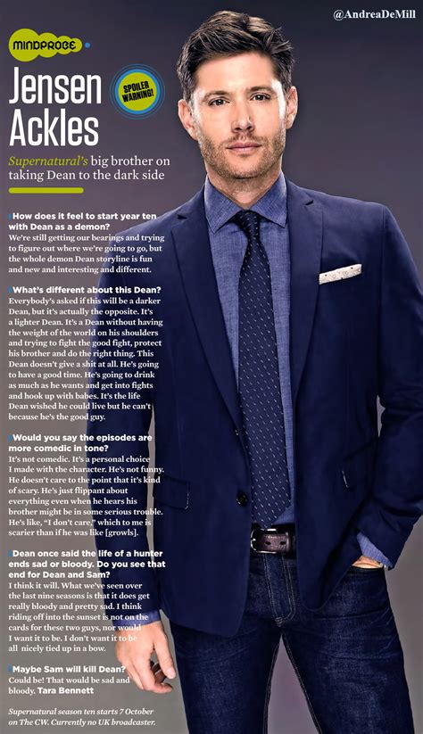 Andrea Demill Jensen Ackles In Sfx Magazine November 2014