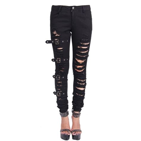 Womens Ripped Jeans Ripped Pants Jeans Pants Leggings Are Not Pants Goth Pants Skinny Pants
