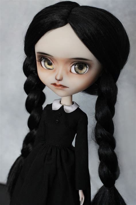 reserved wednesday addams custom pullip doll etsy canada wednesday