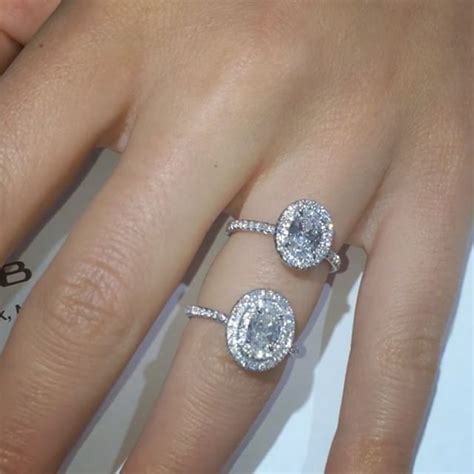 ovals served every way by laurenb double ring model sor 14815 features a 67 carat center