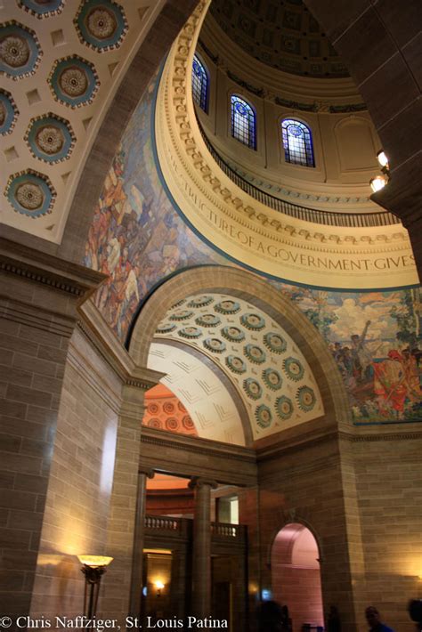 Rotunda Missouri State Capitol St Louis Patina