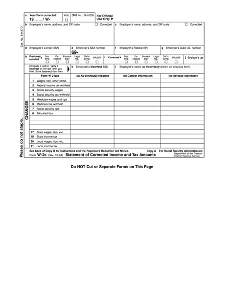 W2 Fillable Form Omb No 1545 0008 Fill Out And Sign Printable Pdf