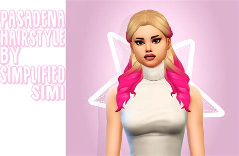 My Sims 4 Blog Pasadena Hair By Simplifiedsimi