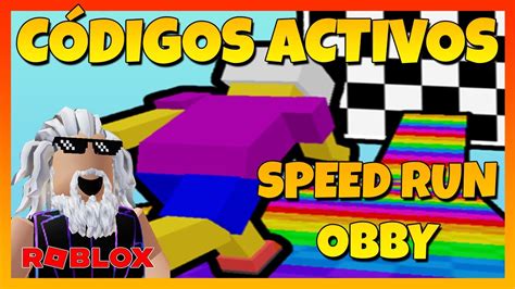 🏃 CÓdigos Activos De 🏃 Speed Run Obby 🏃 Roblox 2023 🏃 Emilior Youtube