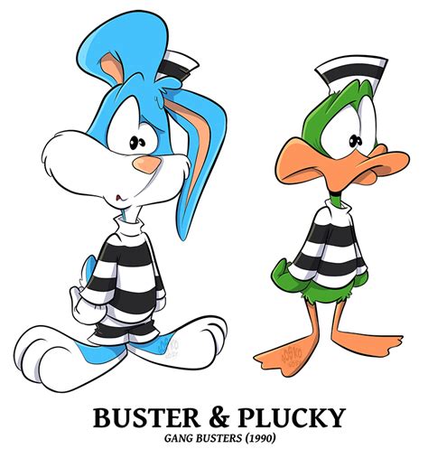Buster And Plucky By Boskocomicartist On Deviantart