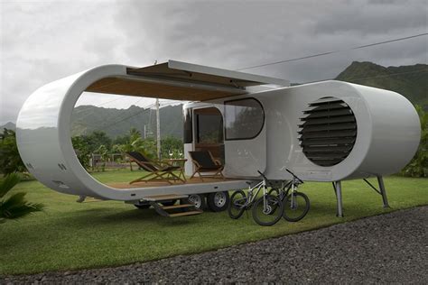 The Romotow Caravan Will Blow Your Mind Man Of Many Camping Trailer