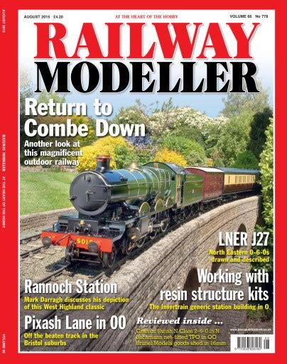 Railway Modeller Magazine Railway Modeller August Back Issue