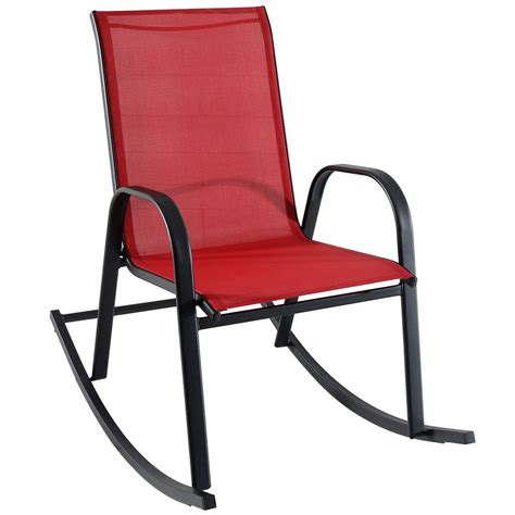 Homecrest sutton high back sling swivel rocker dining chair 45900. Sling Stacking Patio Chairs Red - Patio Ideas