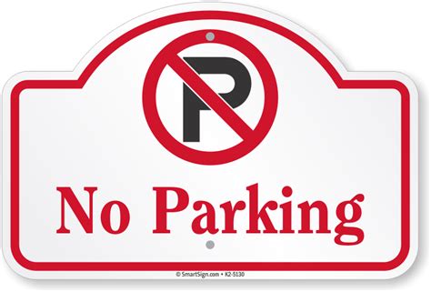 No Parking A Frame Sidewalk Sign