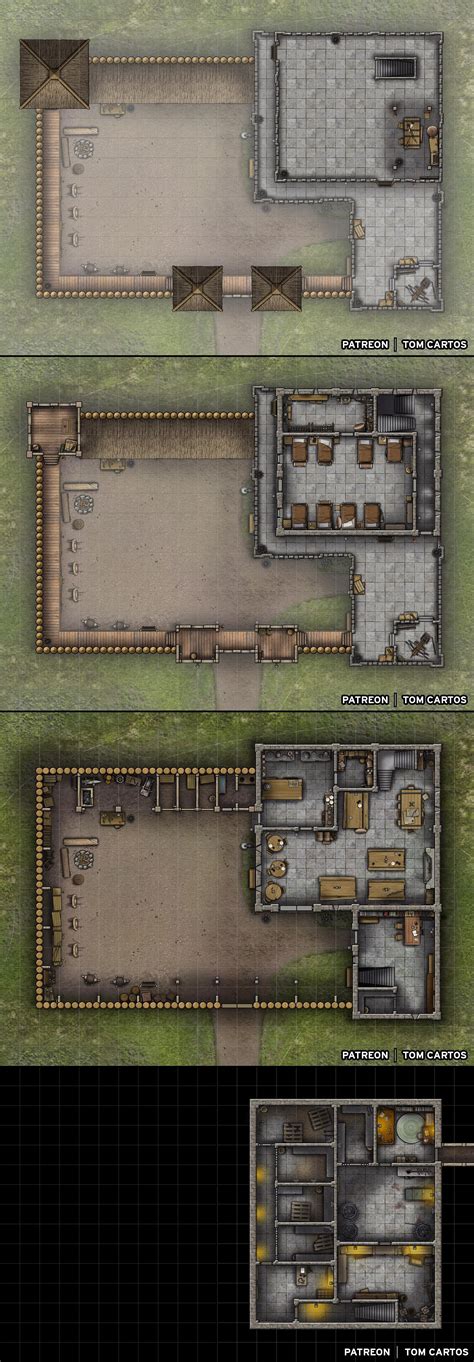 Eastwatch Garrison A Four Storey Keep Guard Barracks And Jailhouse