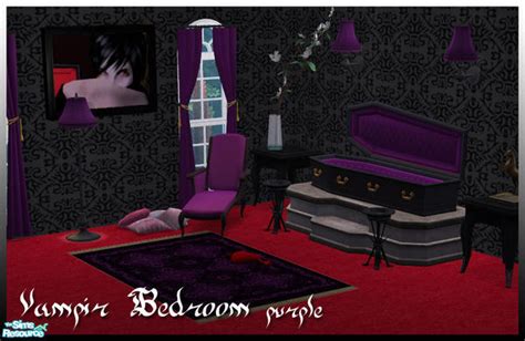 The Sims Resource Vampir Bedroom Purple Recolor
