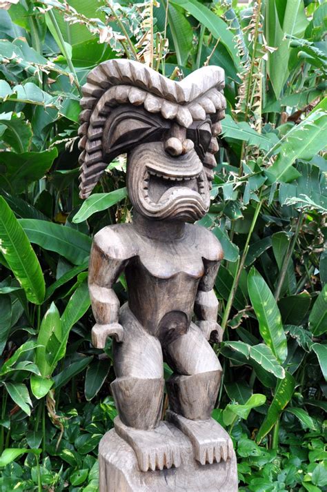Tiki Cultural Center Oahu Hawaii Tiki Art Tiki Bronze Sculpture