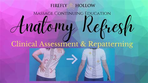 Anatomy Refresher Massage Continuing Education Class Clinical Assessment And Repatterning Youtube
