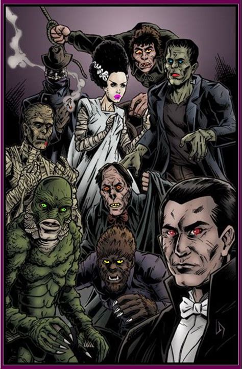 Horror Art In 2020 Universal Monsters Horror Monsters Classic Monsters