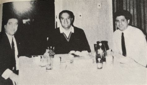 Paul Castellano with longtime Gambino associate Joe Watts (L) and