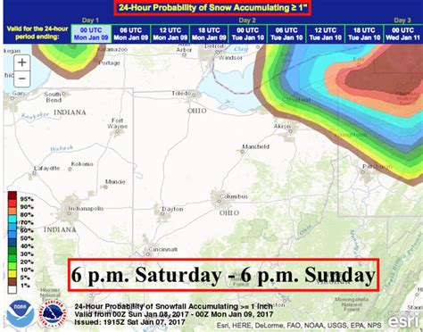 Up To 8 Inches Of Snow In Northeast Ohio By Saturday Night Lake Effect