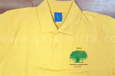Uniform Polo T Shirts With Logo Printed Sk Tshirts