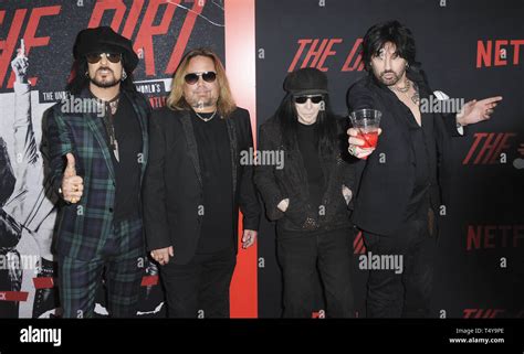 Netflixs The Dirt Premiere Featuring Motley Crue Where Los