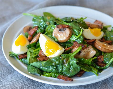 Spinach Salad With Warm Bacon Dressing Once Upon A Chef