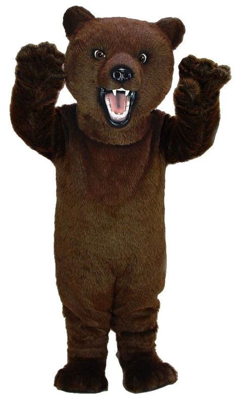 Fierce Grizzly Bear Mascot Costume Mascot Costumes Grizzly Bear Mascot