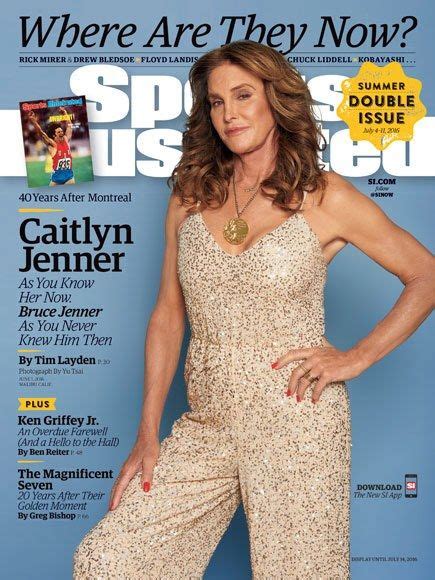 Caitlyn Jenner Wears Her Olympic Medal On The Cover Of Sports Illustrated Caitlyn Jenner