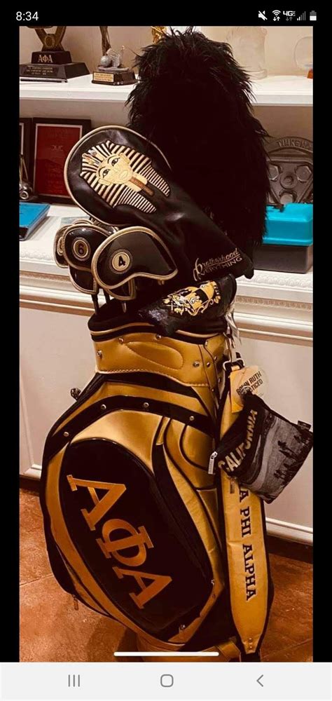 Golf Zone Alpha Phi Alpha Fraternity Golf Bags Ice Cold Baby