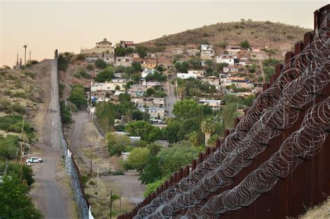 Los Nogales Two Faces Of A Hard Border Wall Palabra