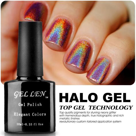 Gel Len New Arrival Halo Gel Polish 20 Colors Nails Art Glitter Led