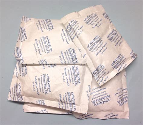 Silica Gel Pouches Pack Of 5 50g Silica Gel Sachets In Tyvek Paper