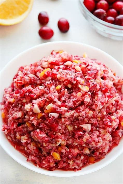 The sauce from the creamed onions adds delectable richness and calories. This Cranberry Relish is the best and easy recipe for a ...
