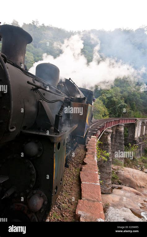 La India En El Estado De Tamil Nadu El Ferrocarril De Montaña Nilgiri