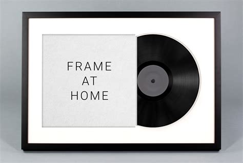 At Home Vinyl Framing Custom Framed Vinyl Album