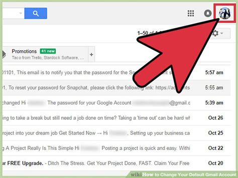 How to Change Your Default Gmail Account: 11 Steps (with Pictures)
