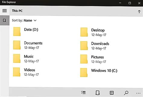 Як відкрити Universal Touch оптимізований файловий провідник у Windows