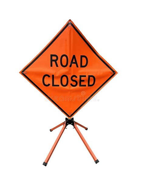 Road Closed Sign Stock Image Image Of Boundary People 279600055