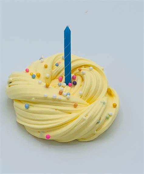 Birthday Cake Slime Etsy