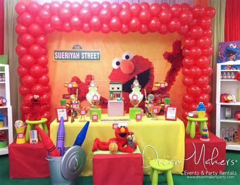 Elmo And Sesame Street Birthday Elmo 1st Birthday Party Catch My Party