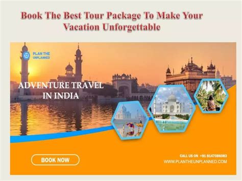 Ppt Book The Best Tour Package To Make Your Vacation Unforgettable