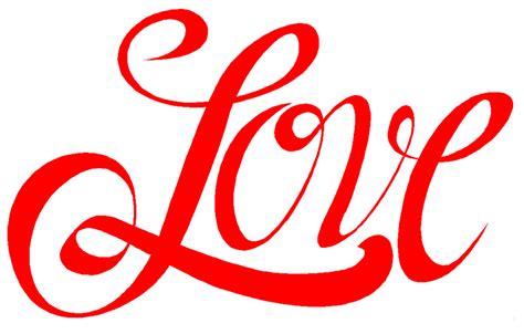Best The Word Love Clipart 24712
