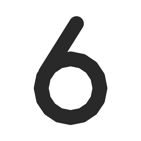 Number 6 Vector Svg Icon Svg Repo