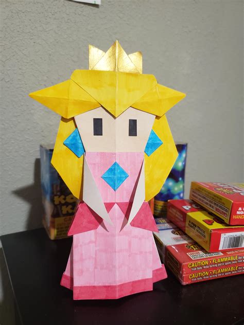 Made Origami Peach For My Best Friend To Celebrate Tok Thought You
