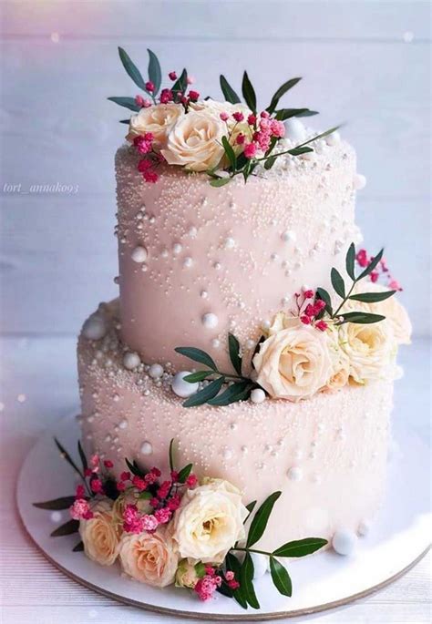 Top 20 Simple Pink Wedding Cakes For Spring Summer Page 2 Of 2 Hi
