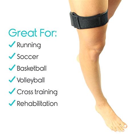 Vive It Band Strap Iliotibial Band Compression Wrap Outside Of Knee