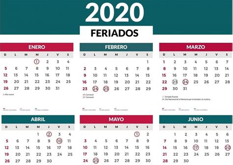 Un 2020 Repleto De Feriados Siete Fines De Semana Largos Y Cuatro Xl
