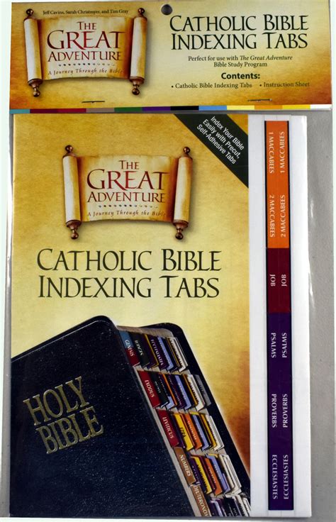 Great Adventure Catholic Bible Indexing Tabs Our Daily Bread Catholic