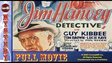 Classic Mystery: Jim Hanvey, Detective (1937) - Full Movie | Guy Kibbee