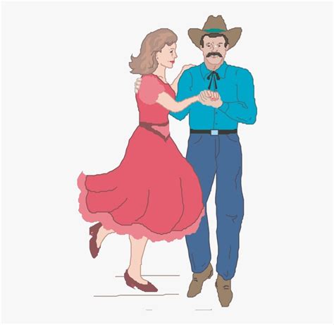 Clipart Dance Western Dance Western Couple Dance Png Free