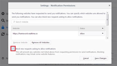 Web Push Notifications In Firefox Firefox Help