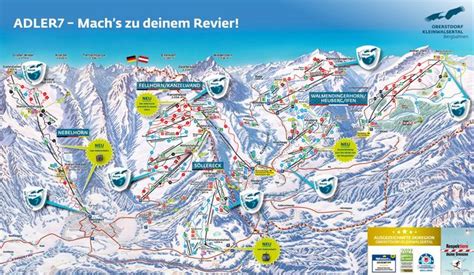 Oberstdorf Ski Resort Piste Map Ski Oberstdorf Kleinwalsertal